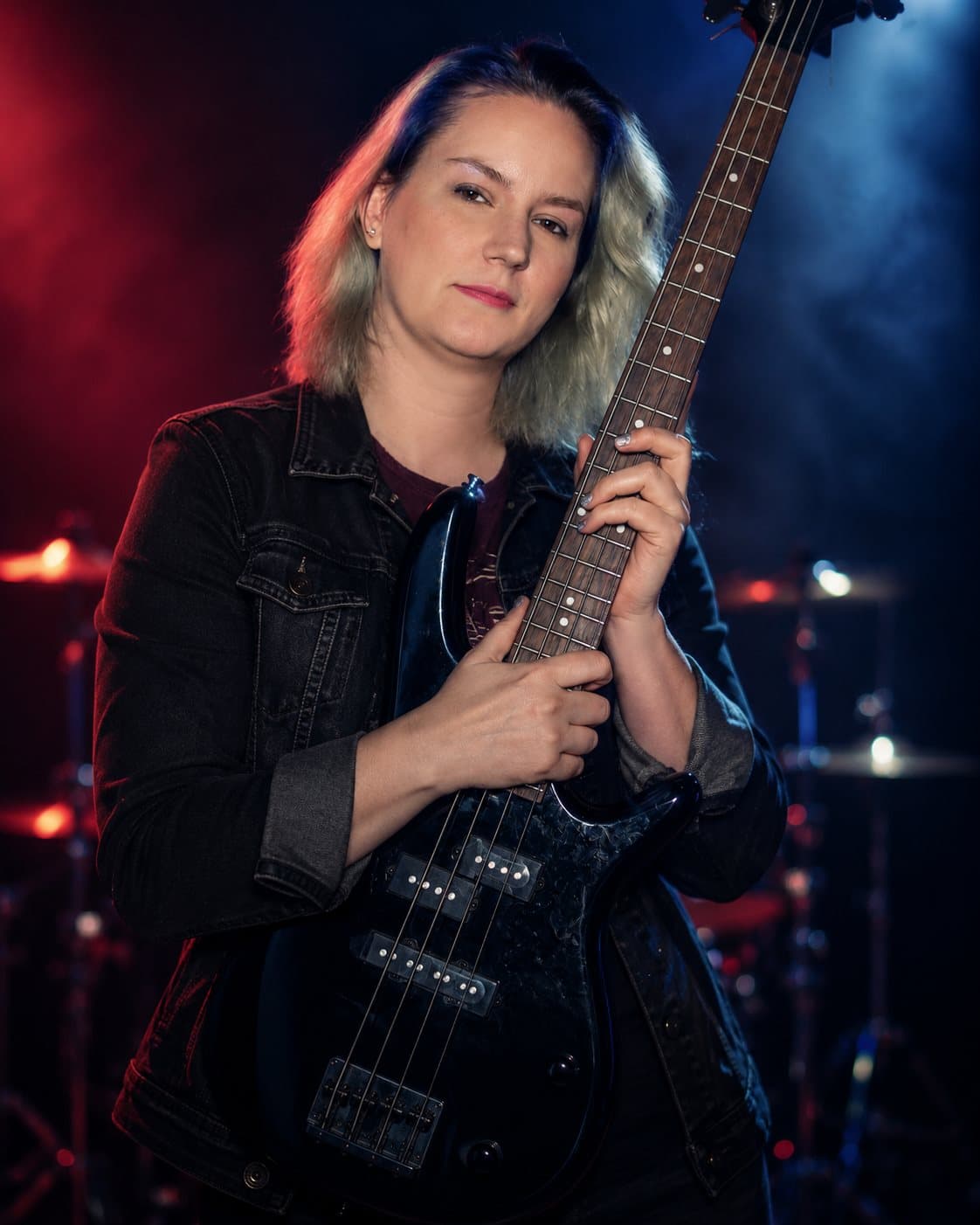 Diane on bass