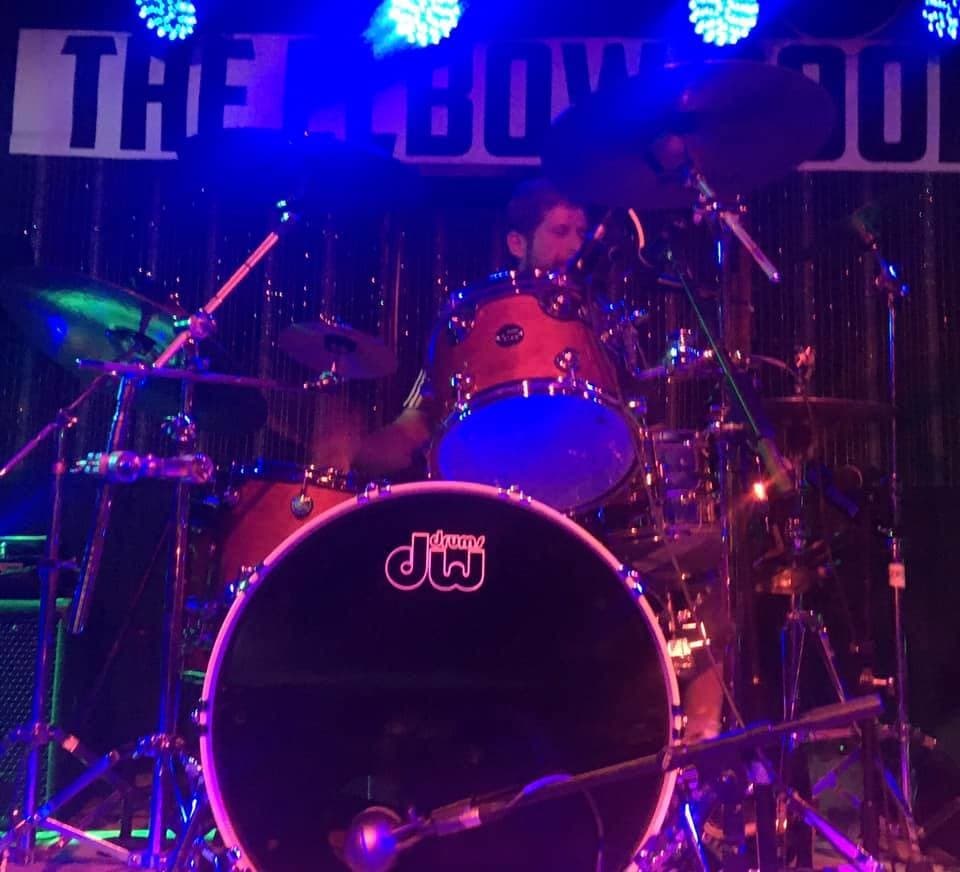 Mike Ingold on drums at the Elbow Room.